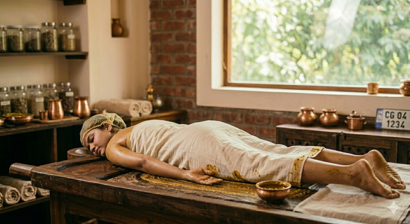 Udvartana scrub therapy